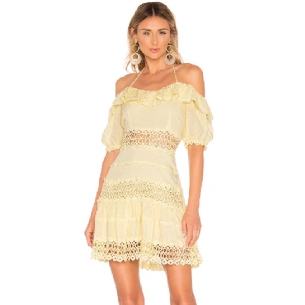 Free People Cruel Intentions Mini Dress In Lemon 🍋 Size 0
